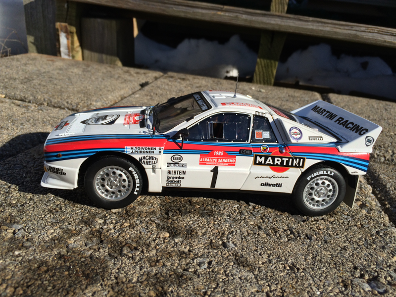 Illustration for article titled Diecast Review: 1985 Lancia 037 Martini